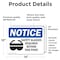 Signmission 10 in Height, 14 in Width, Vinyl Decal, Rectangle OS-2PACK-NS-D-1014-L-18175 - alternate 4